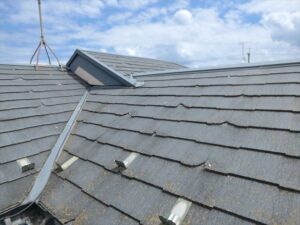 スレート屋根かけ剥がれ