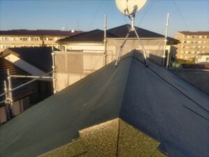 スレート屋根かけ剥がれ